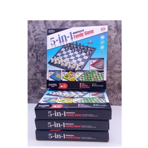 5 in 1 family board games