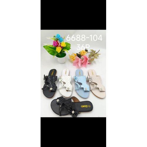 Brown one toe flower Sandal