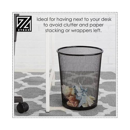 Mesh Stainless steel Dustbin 9L