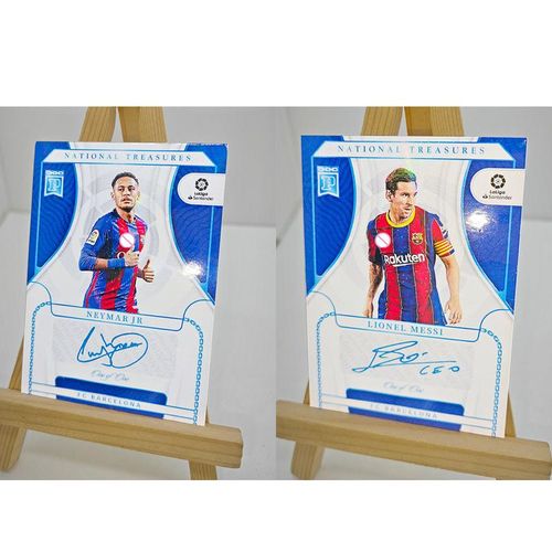 Panini Football Star Messi Ronaldo Mbappe High imitation Refraction Glitter Signature Holiday Gifts collection 2022 World Cup