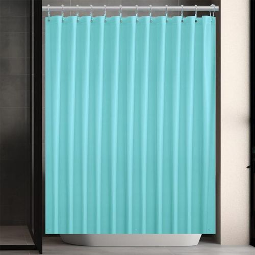 Waterproof Shower Curtain for Bathroom Blue 1.8*1.8M