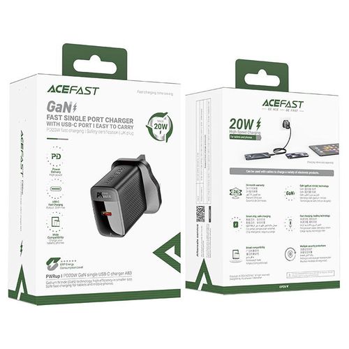 USB-C Charger A83, PD20W GaN Single