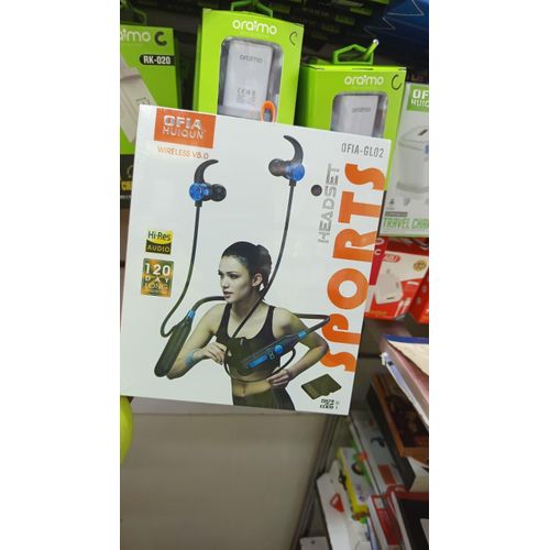 headset, wireless sports neckband, Bluetooth V5.0 earphones