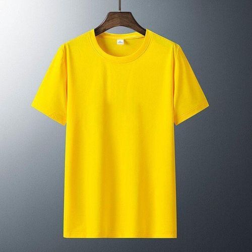 Yellow Round-Neck T-Shirt