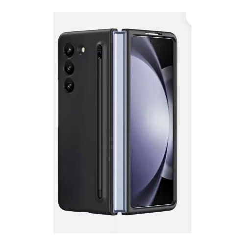 Samsung Galaxy Z Fold 4 Flip Cover with Slim S Pen Holder, Smart View Case with Magnetic Closure