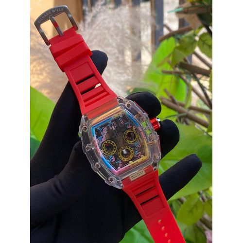 Richard Mille Women's Luxury Chronograph Watch – Water Resistant, Smooth Quartz Movement, Battery Powered, Futuristic Design