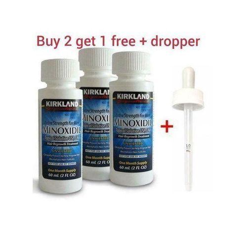 5% Extra Strength Hair Regrowth 3 Months - 3 Bottles