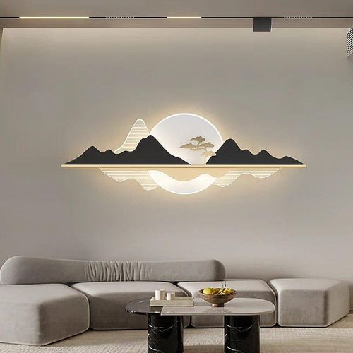 Mountain Landscape LED Wall Light - 3 Color Art Decor
