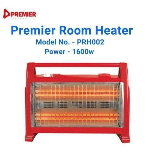 PRH002 Portable Room Heater With 2 Heat Setting, Carry Handle And Safety Tilt Switch