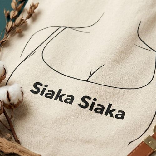 Beige Cotton Canvas Tote Bag- Blank Shoulder Bag with Trending Kenyan Customized Design- Fun Birthday gift for bestfriend boyfriend girlfriend- ECO Friendly reusable material