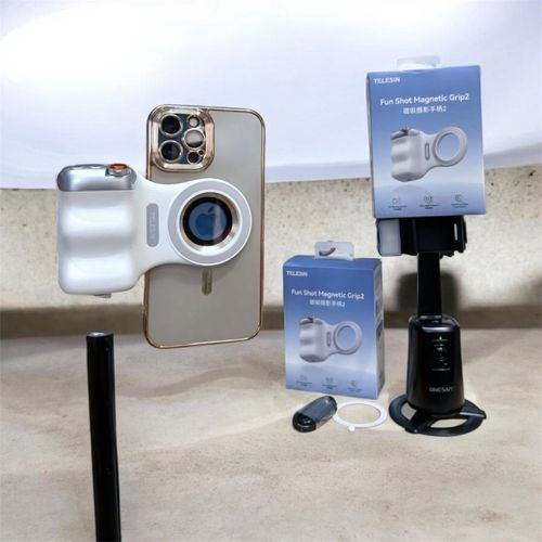 Professional Hand Grip Phone Holder For Shooting With Remote Control