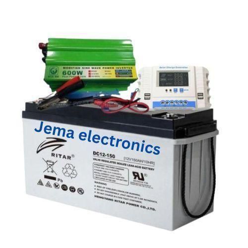 150Ah Gel Battery Battery 600W Inverter