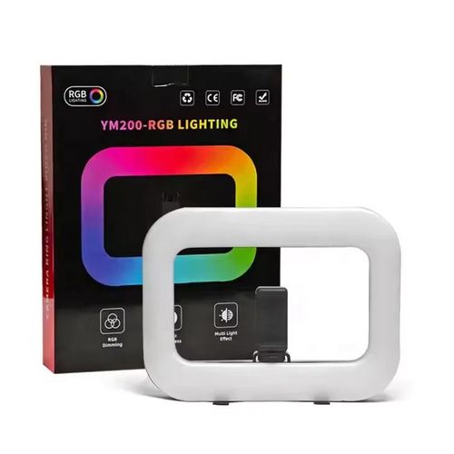 Camera fill light smartphone videography portable studio selfie photo booth rechargeable LED light kit for video conferencing
