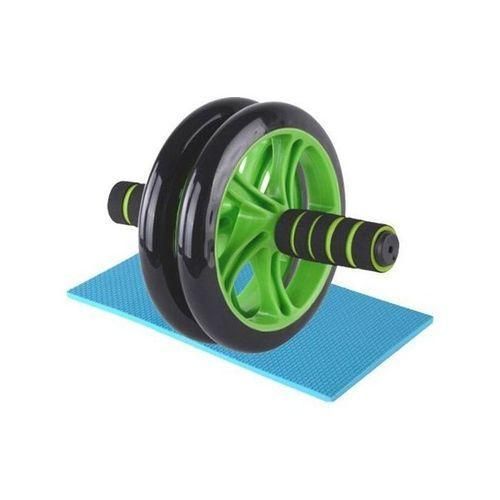 Double Wheel Fitness Abs Roller With FREE Mat