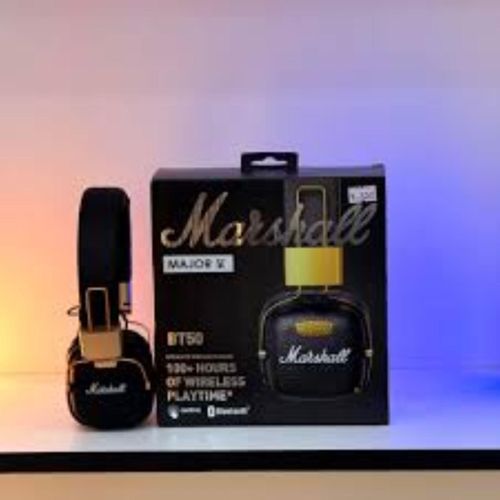 Major V BT50 Bluetooth Headphones – Super Clear Audio, Lightweight, Wireless & Wired Mode