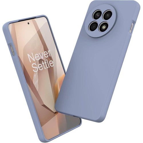 Premium Original Silicone Case for ONE PLUS 13R (1+ 13R) – Soft Touch, Shockproof and Scratch-Resistant Protective Cover - Grey Edition