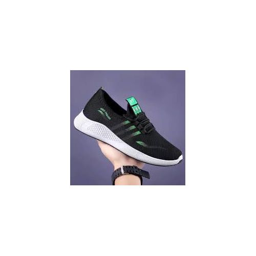 Men's Sneakers Casual Shoes Comfortable Sneakers Classic Lace-up Shoe Black-EU 43