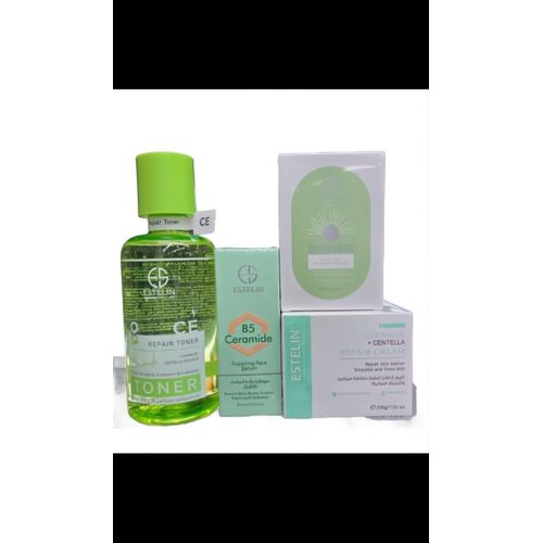 Ceramide Skin Barrier Repair Glow Set Hydration Acne Calm Brightening Set