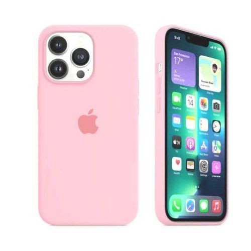 Original Silicone Cover Case for iPhone 11 Pro – Flexible Shockproof Slim Back Cover - Pink