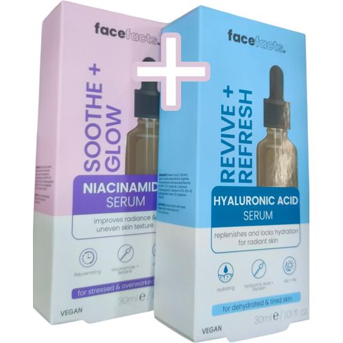 Soothe Glow Niacinamide Serum Revive Refresh Hyaluronic Acid Serum