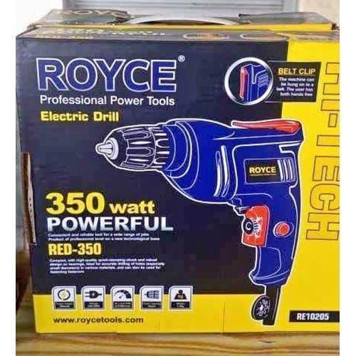 350W Right-Angle Hand Drill - Ergonomic, Keyless Chuck, Variable Speed