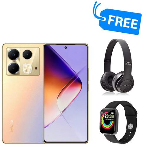 NOTE 40,AMOLED DISPLAY 6.78",(256GB ROM+8GB RAM)HEADPHONES & WATCH