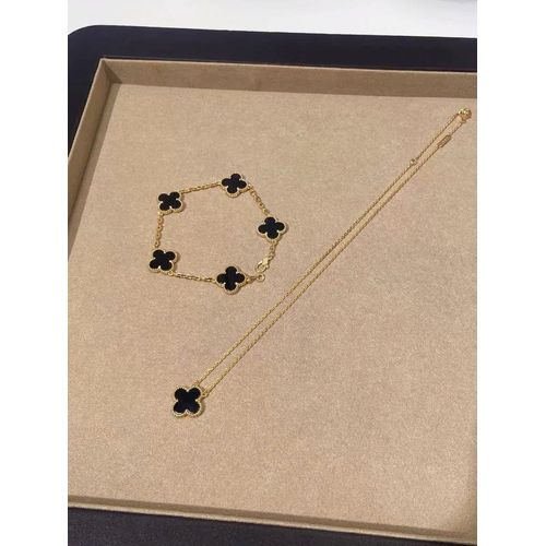 Vancleef necklace set (Black)