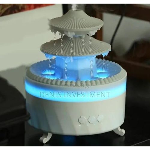 Double roof 2 levels rain drops aromatherapy humidier