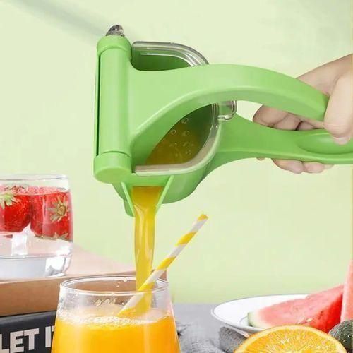 Manual Juicer - Multi-Functional Home Use Small Juice Extractor - Hand Press Juice Squeezer with Pulp Separator