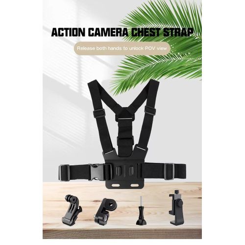 Adjustable Elastic Chest Strap Phone Holder for TikTok YouTube and Streaming