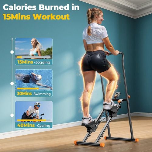 Fitness Stair Stepper for Home-Upgrade Vertical Climber,Folding Cardio Exercise Machine,Stair Climber Full Body Workout
