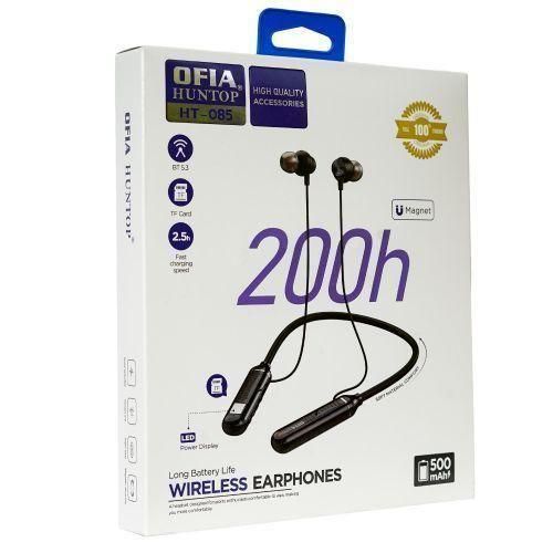 sweet home HUNTOP HT-085 WIRELESS NECKBAND EARPHONES WITH SD CARD SLOT