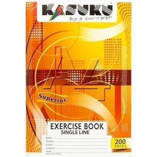SINGLE LINED A4 EXERCISE BOOK-12 PCS