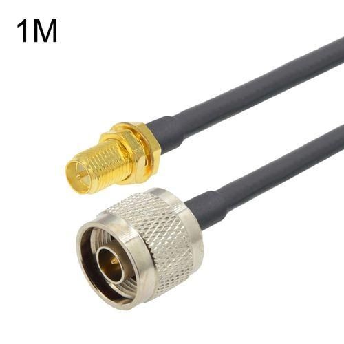 RP-SMA Female To N Male RG58 Coaxial Cable Cable Length1m RP-SMA Female To N Male 1m