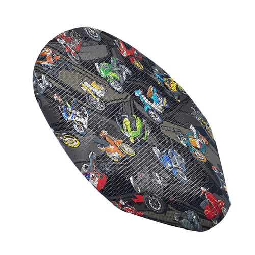 Universal Motorcycle Seat Cover Cap 3D Cellular Mesh Heat Dissipation Scooter Cushion Cover Seat Cool Cushion Protector Pad L
