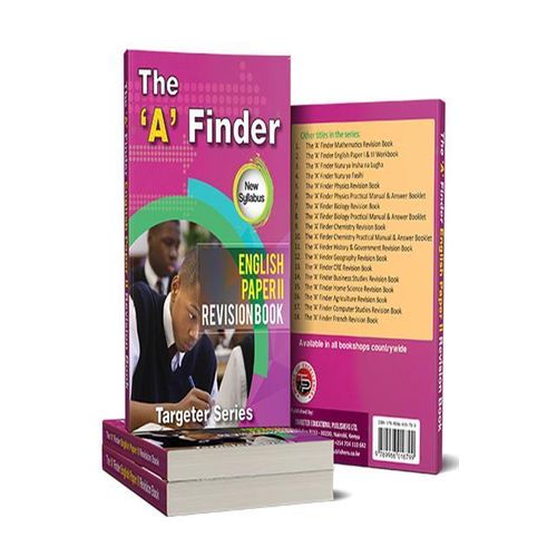 The A Finder English Paper II Revision book