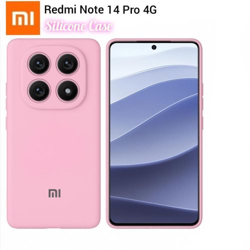 Note 14 Pro 4G Original Best Shockproof Silicone Protective Back Cover Case