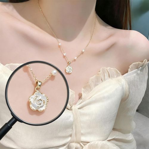 Flower Necklace Pendant Jewelry