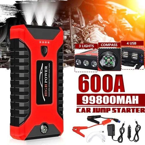 Jump Starter Power Bank 600A Car Battery Charger Emergency 12V Booster