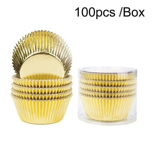 100pcs Box Muffin Cake Paper Cups Baking Cupcake Liner