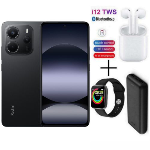 Redmi Note 14, 6.67", 8GB RAM + 256GB ROM Storage, (Dual SIM), 5500mAh, 108MP - Midnight Black + FREE AVAILABLE GIFTS