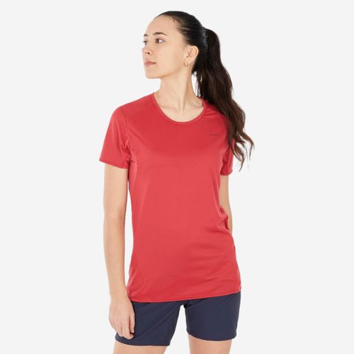 Womens Mountain Walking Short-Sleeved T-Shirt MH100
