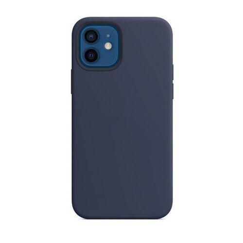 iPhone 12 Navy Soft Gel 3-Layered Slim Silicone Phone Cover Case Protective Phone Cover