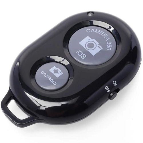 Other Remote Control Selfie Stick Shutter For iPhone and Android - Black