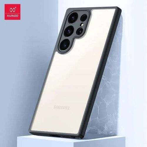 Samsung Galaxy S24 Ultra Phone Case, 4-Corner SHOCKPROOF Airbag Bumper with Transparent Acrylic Back & TPU Buffer for Second Device