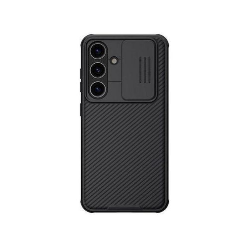 CamShield Pro Cover Case for Samsung Galaxy S24, Shockproof Anti-Scratch Protective Case with Sliding Camera Cover, Soft TPU + Hard PC Hybrid Back – Black