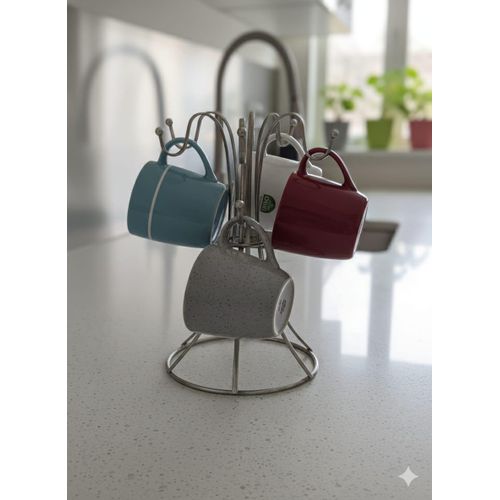 Stainless steel cup rack