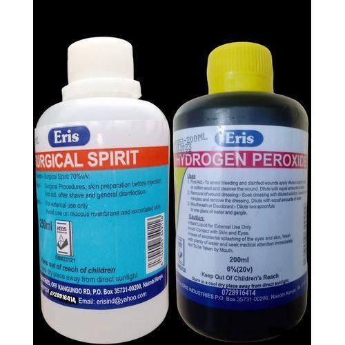 Eris SURGICAL SPIRIT HYDROGEN PEROXIDE - Sterilization Antiseptic Deodorant