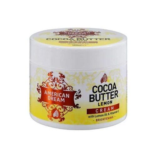 Cocoa butter lemon cream