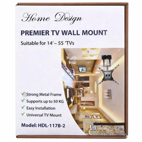 Universal TV Wall Mount Stand For 14–55 Inch Televisions Strong Metal Frame Bracket